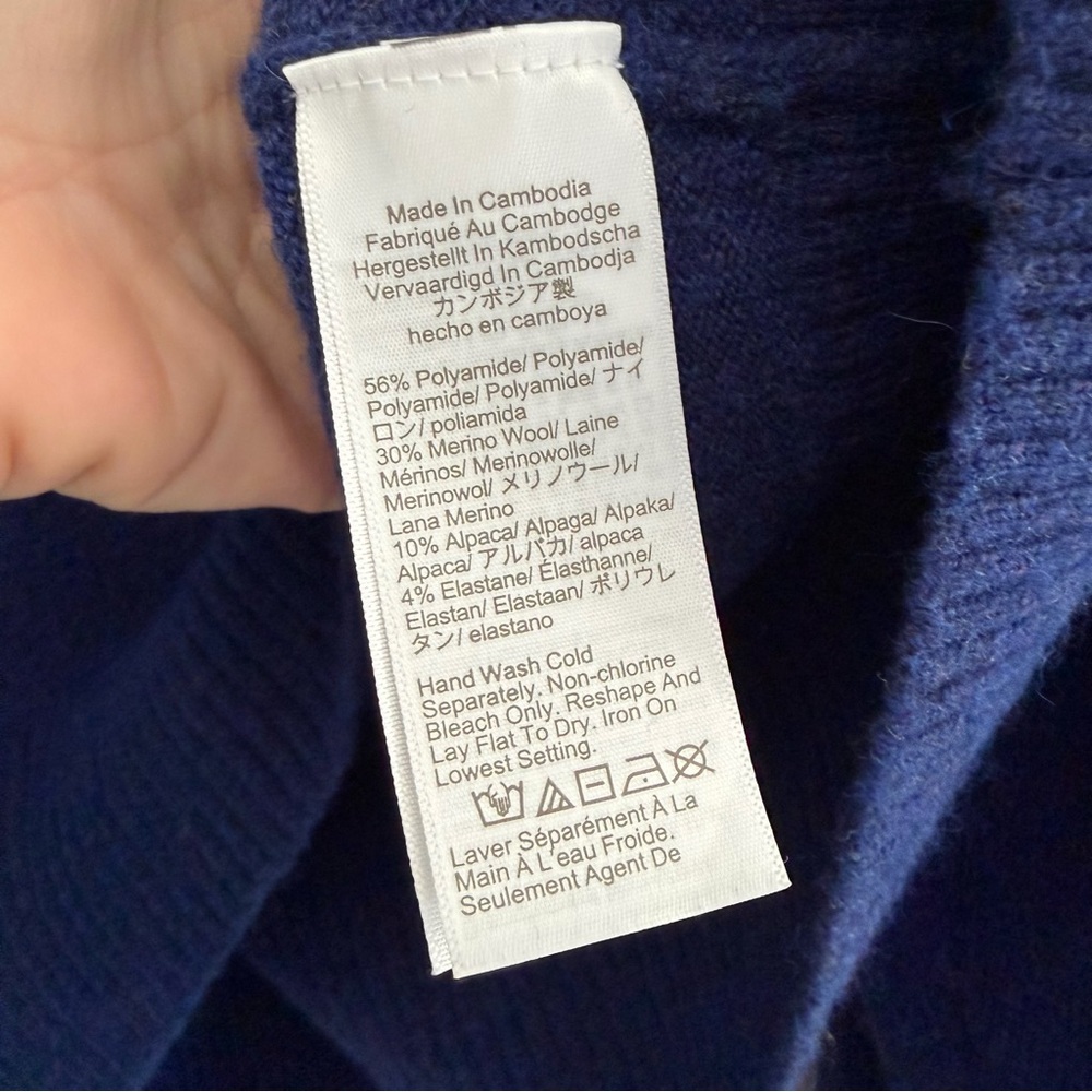 SOLD💙J.Crew Blue Sweater - Picture 5 of 6